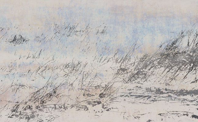 Drifting Along Blues (30 x 48.5 inches)  Edition of 6   Tilton + Oeler